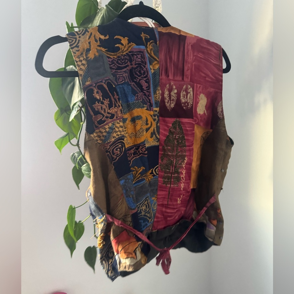 Vintage Patchwork Vest - image 2